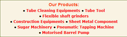 Construction Equipments, Collet Adaptors, Spare Collet, Buffing Collet, Double Beam Screed Board Vibrator, Roller Canal Vibrator, Mumbai, India